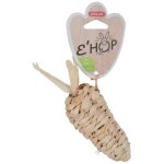 Jouet carotte ehop feuille de ma�s 12 cm, pour rongeur zolux
