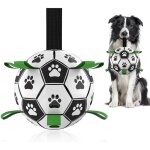 Jouets pour chien ballon de football avec sangles, jouets interactifs pour tir à la corde, cadeaux d'anniversa ... Jouets pour chien ballon de football avec sangles, jouets interactifs pour tir à la corde, cadeaux d'anniversa ...