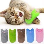 Jouets d'herbe  chat, lot de 5 jouets d'herbe  chat en forme de pouce en peluche mignons pour chats, ...