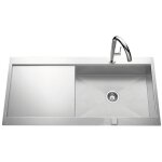 Js schock - vier de cuisine inox lisse roma plus - l 1000 x l 520 x p190 mm - sous - meuble de 60 cm Js schock - vier de cuisine inox lisse roma plus - l 1000 x l 520 x p190 mm - sous - meuble de 60 cm