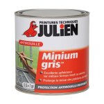 Julien - peinture antirouille minium gris 0. 25 litre Julien - peinture antirouille minium gris 0. 25 litre