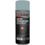 Julien - peinture arosol hautes tempratures (jusqu' 600c) - satin aluminium - 400 ml