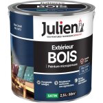 Julien peinture bois microporeux extrieur satin - portes, fentres, portails, mobilier de jardin - bleu ...