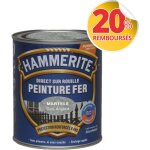 Peinture direct sur rouille martele gris argent 0, 75 l - hammerite