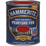 Julien - peinture direct sur rouille martel�e rouge 0, 75 l - hammerite