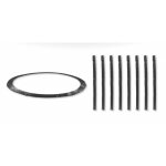 Accessoires trampoline pack relooking trampoline 13ft - 400cm - 8 perches
