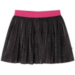 Jupe plisse  paillettes pour enfants bleu marine 92