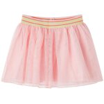 Jupe avec tulle pour enfants rose clair 140