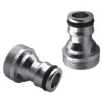 2 pi�ces connecteur de robinet en laiton jardin ?adaptateur robinet tuyau arrosage connecteur embout ...