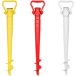 3 pices porte parapluie de plage, ancrage au sol pour parasol, ancre de sable de parapluie de plage, ...