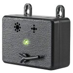 Jusch - appareil  ultrasons contre les chiens, 3 fonctions, noir