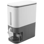 Jusch - distributeur de riz, boite rangement seau alimentaire organisateur cuisine avec cylindre de mesure ...