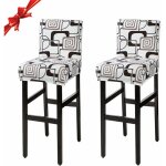 Housse de chaise, housse de chaise de salle � manger de bar lavable universel, housses de tabouret de ...