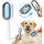 Peigne d'�pilation pour animaux de compagnie, brosse pour chat avec r�servoir d'eau, brosse autonettoyante ...