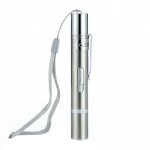 Pointeur laser cat 7 en 1, uv, indicateur led, r�glable, usb, argent