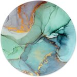 Jusch - tapis de souris rond, mouse pad, base antidérapante en caoutchouc, marbrure moderne Jusch - tapis de souris rond, mouse pad, base antidérapante en caoutchouc, marbrure moderne