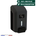 Jvd - distributeur savon cleanline gel noir - compatible savon toute marque - mat�riel professionnel
