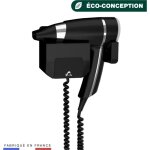 Jvd - sche - cheveux brittony noir + support frontal base - matriel professionnel