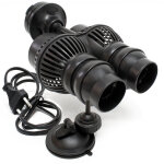 Jvp - 201ab pompe de brassage double wavemaker, 6000 l / h 12 w, fixation par aimant, pour aquarium, ...