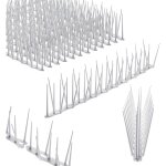 Kadax - 12x pointes anti - oiseaux anti - oiseaux inox haut 5, 82m coffre - fort