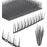 Kadax - 24x pointes anti - oiseaux anti - oiseaux inox haut 11, 64m coffre - fort