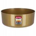Kadax - bac � fleurs, en plastique, rond, r�cipient pour plante, pour rebord de fen�tre, table, salon, ...