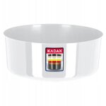 Bac � fleurs, en plastique, rond, r�cipient pour plante, pour rebord de fen�tre, table, salon, jardini�re, ...