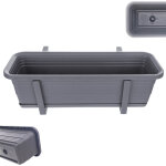 Kadax bo�te de balcon pot de fleurs pot de fleur supports de 50 cm balustrade de balcon