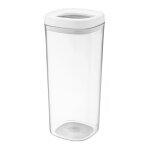 Kadax - bo�te de rangement transparente en plastique avec couvercle pour farine, c�r�ales, sucre et p�tes ...