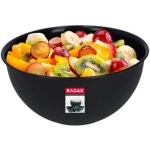 Kadax - bol de cuisine en plastique pour salades 2 l anthracite