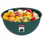 Kadax - bol de cuisine en plastique pour salades 3 l vert