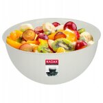 Kadax bol de cuisine en plastique pour salades 5 l, cr�me