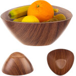 Kadax - bol � salade bol en plastique 20 cm pour salades fruits snacks bol triangulaire