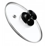 Couvercle en verre 16cm couvercle universel pour casserole, po�le, r�sistant � la chaleur - kadax