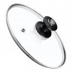 Kadax - couvercle en verre 28 cm cache - pot pour po�le � frire