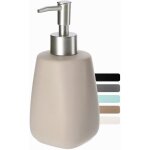 Kadax - distributeur de savon liquide pour savon 400ml r�cipient en c�ramique beige