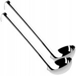 Louche  soupe en inox, louche en acier inoxydable avec long manche pour servir des potages, ustensile ...
