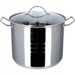 Kadax - marmite en acier avec couvercle induction 28 cm 13, 5 l