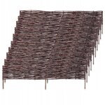 Kadax palissades en osier naturel pour jardin, cltures dcoratives pour dlimiter, orner et sublimer ...