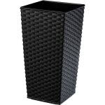 Pot de fleur haut, grande jardiniere en plastique pour une dcoration interieure et exterieure, bac  ...