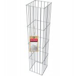 Kadax - pot de plante pergola de jardin sur poteau 120 cm