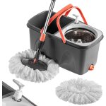 Kadax - spin mop avec seau 18l presse - nettoyage distributeur rond