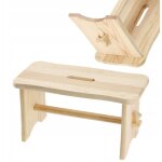 Kadax tabouret en bois pour enfants, petite chaise pour ajouter une touche de charme rustique � votre ...