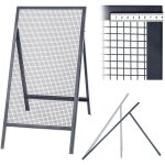 Kadax - tamis de construction pour sable, terre sable, ma�onnerie 120x60cm gravier maille 10mm