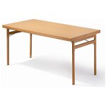 Kaiserkraft - frankel table pliante, pitement en bois massif,