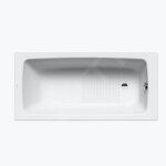 Kaldewei - advantage - baignoire rectangulaire cayono 751, 180x80 cm, pearl - effect, blanc 275100013001 ...