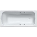 Kaldewei - advantage - baignoire rectangulaire saniform plus star 335, 1700x700 mm, avec trous pour poignes, ...