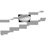 Kaldewei - miena cuvette de lavabo, 3181, autour de, sans