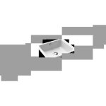 Kaldewei - puro cuvette  encastrer 3159 460x385 mm, sans trou de