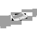 Kaldewei - puro cuvette � encastrer 3160 600x385 mm, sans trou de